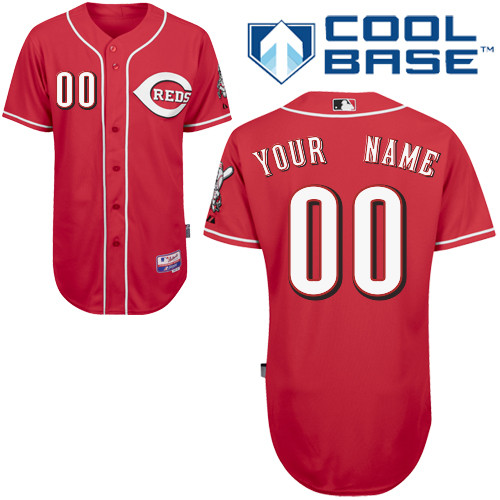 Jerseys Factory Cheap Reds Personalized Authentic Red Baseball J
