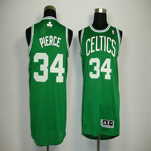 Jerseys Factory Cheap Revolution 30 Celtics #34 Paul Pierce Gree