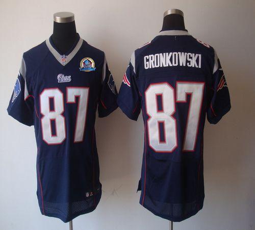 Jerseys Factory Cheap Nike Patriots #87 Rob Gronkowski Navy Blue
