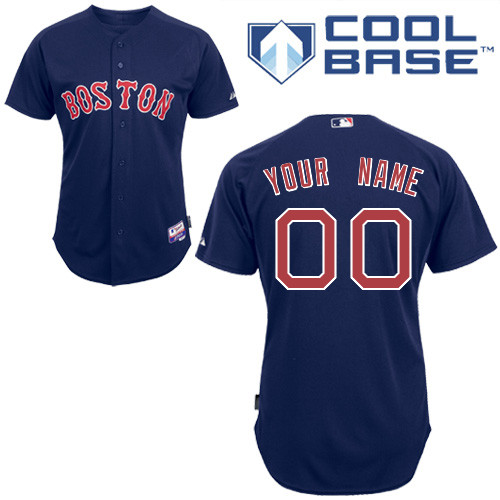 Jerseys Factory Cheap Red Sox Personalized Authentic Blue Baseba