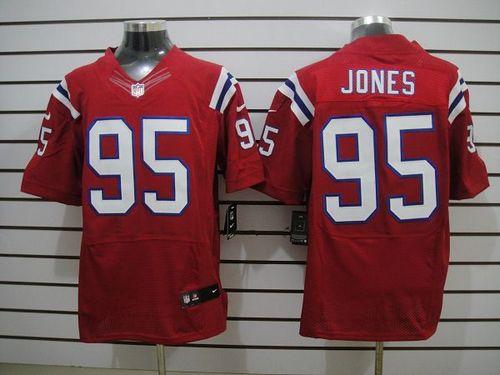 Jerseys Factory Cheap Nike Patriots #95 Chandler Jones Red Alter