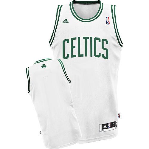 Jerseys Factory Cheap Revolution 30 Celtics Blank White Embroide