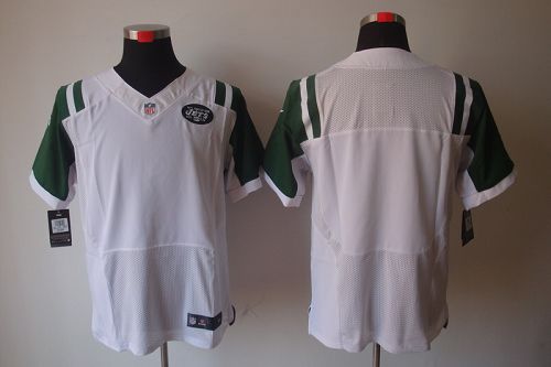 Jerseys Factory Cheap Nike Jets Blank White Men's Embroidered NF