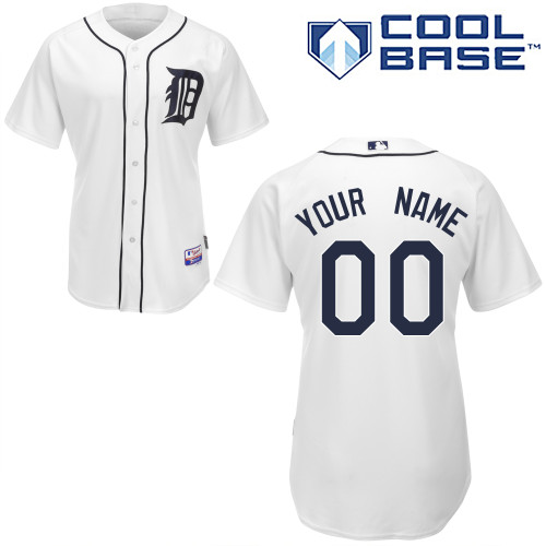 Jerseys Factory Cheap Tigers Personalized Authentic White Baseba