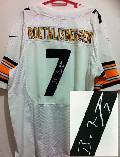 Jerseys Factory Cheap Nike Steelers #7 Ben Roethlisberger White