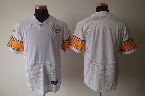 Jerseys Factory Cheap Nike Steelers Blank White Men's Embroidere