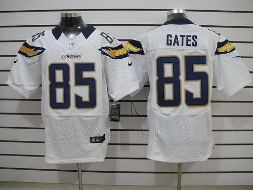 Jerseys Factory Cheap Nike Chargers #85 Antonio Gates White Men'