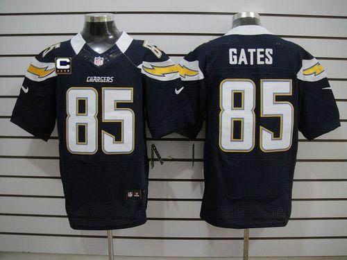 Jerseys Factory Cheap Nike Chargers #85 Antonio Gates Navy Blue