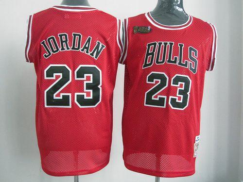 Jerseys Factory Cheap Mitchell And Ness Bulls #23 Michael Jordan