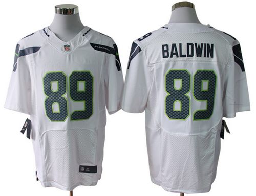 Jerseys Factory Cheap Nike Seahawks #89 Doug Baldwin White Men's