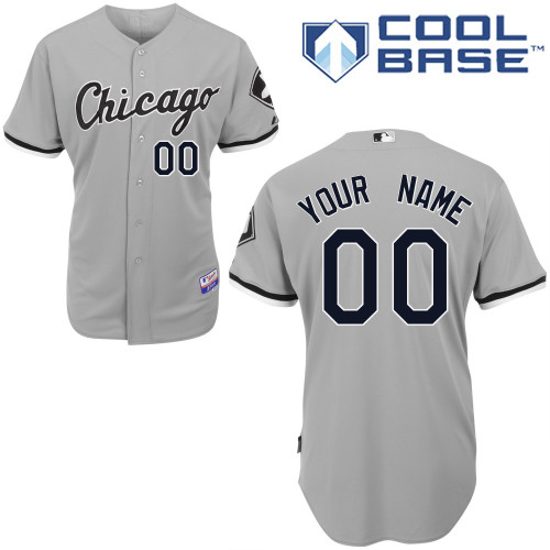 Jerseys Factory Cheap White Sox Personalized Authentic Grey Base