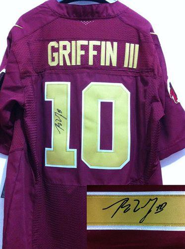 Jerseys Factory Cheap Nike Redskins #10 Robert Griffin III Burgu